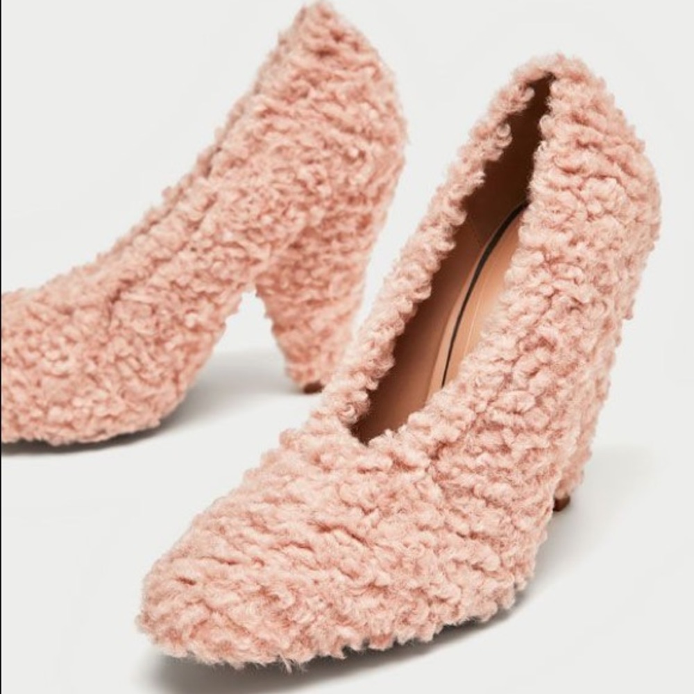 Fur Pink Heels Many have seen this  piece as Gold
